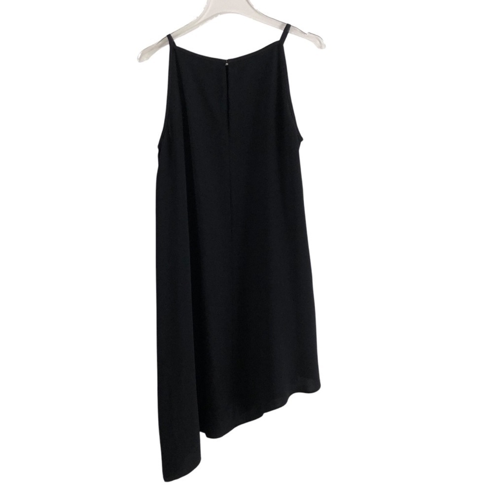Layfayette 148 Asymmetrical Black Silk Tunic Large - Picture 4 of 11